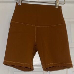 lululemon athletica align Brown Bike Shorts